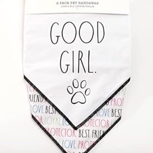 RAE DUNN GOOD GIRL 2-Pack Bandanas